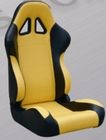 صندلی های راحت سیاه و زرد مسابقه، صندلی های سفارشی مسابقه برای ماشین