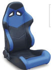 صندلیهای مسابقه ای آبی و سیاه، قاب صندلی های فلزی، صندلی های سفارشی برای ماشین